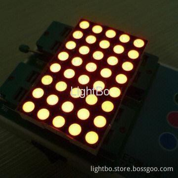 5mm Red/green 5 X 8 Dot-matrix Led Display 